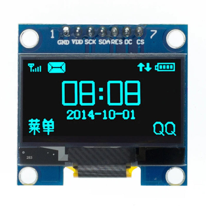 1pcs 1.3 pollici OLED modulo bianco/blu SPI/IIC I2C Comunicare colore 128X64 1.3 pollici OLED Display LCD A LED del Modulo 1.3 "OLED modulo