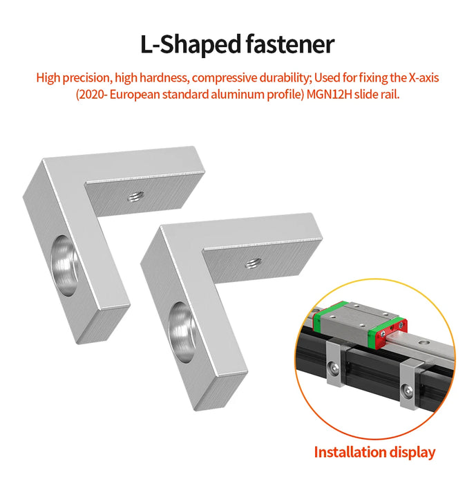 Parti della stampante 3D Ender3 /Cr10 X/Y Axis Upgrade Kit guide lineari raccordi fissi tipo L