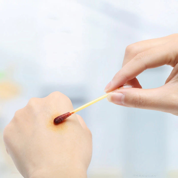 Tampone di cotone iodio monouso per neonati bastoncini di tampone iodoforo indipendenti bambini adulti bambino famiglia all'aperto sicurezza quotidiana assistenza domiciliare