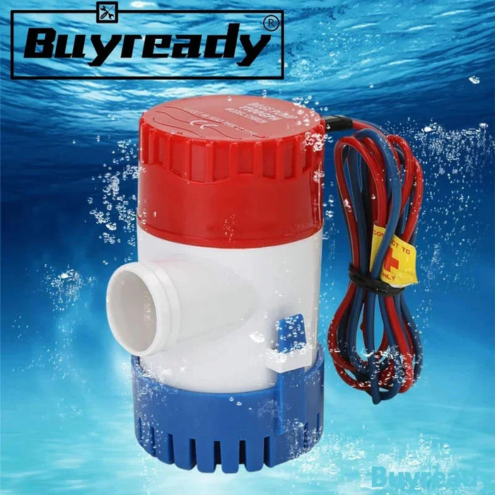 1100GPH mini boat bilge pump 12v bilge pump 12 v 24v dc 10A submerse kayak rule water electric 1100 gph volt garden rinse Wash