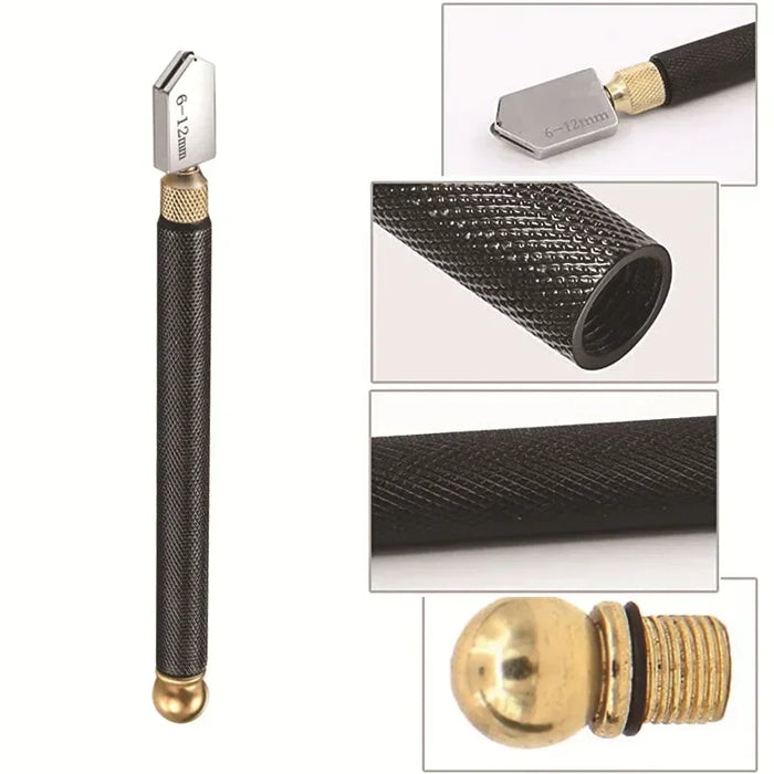 TC-17 Tagliavetro Tagliapiastrelle in ceramica Modello TC-17 Ruota da taglio professionale per vetro con manico in metallo Utensile manuale per taglio vetro