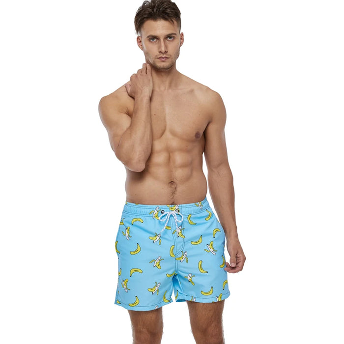 Datifer Marca Pantaloncini da spiaggia Estate Quick Dry Mens Board Costumi da bagno Uomo Costume da bagno Surf Costumi da bagno Uomo Atletico Corsa Pantaloni da palestra