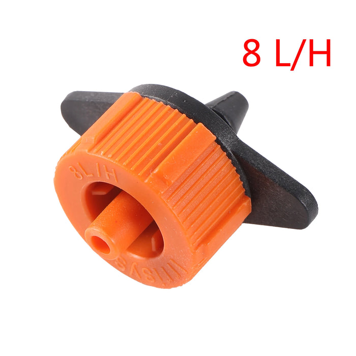 4L/H 8L/H Compensazione della Pressione di Irrigazione goccia a goccia Emettitore-Turbo Stile Dripper Agricoltura di Irrigazione Irrigazione del Giardino 10 pcs