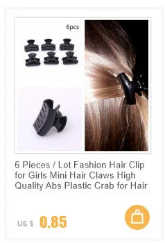 2021 accessori per capelli estivi Clip per capelli a Banana per signora ambientale Abs denti granchio per capelli Twist Hair Pin per ragazze 2 pezzi