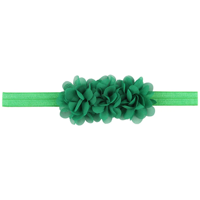 Fiore in chiffon Fascia per bambina Accessori per capelli per neonati Cravatta Fiocco Copricapo per neonato Tiara Copricapo Regalo Nastro per fasciatura per bambini