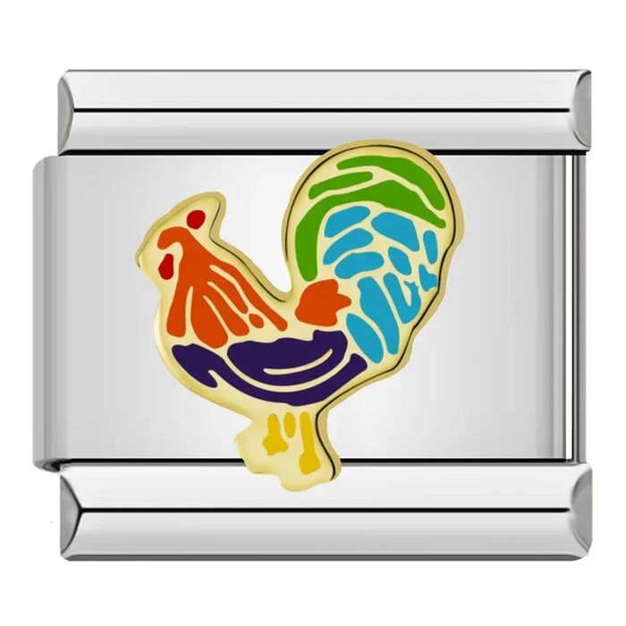 Hapiship originale margherita cavallo amore farfalla mamma cane moto elefante fascino braccialetto adatto creazione di gioielli in acciaio inossidabile DJ003