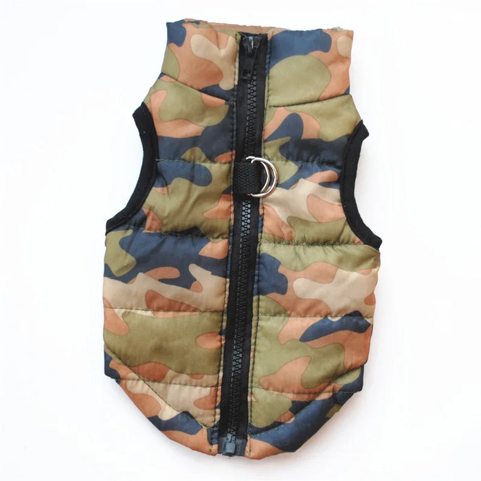 Vestiti caldi invernali per cani per cani di piccola taglia Abbigliamento per animali domestici Vestito per cuccioli Giacca per cani antivento Chihuahua Cappotto per bulldog francese Gilet Yorkies