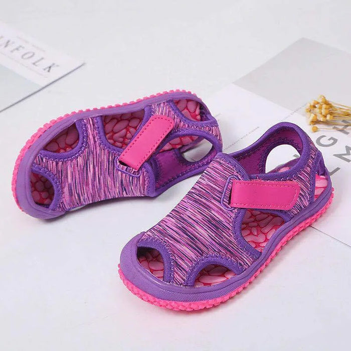 Estate neonate ragazzi sandali bambini sandali da spiaggia fondo morbido scarpe antiscivolo per bambini scarpe da esterno anticollisione