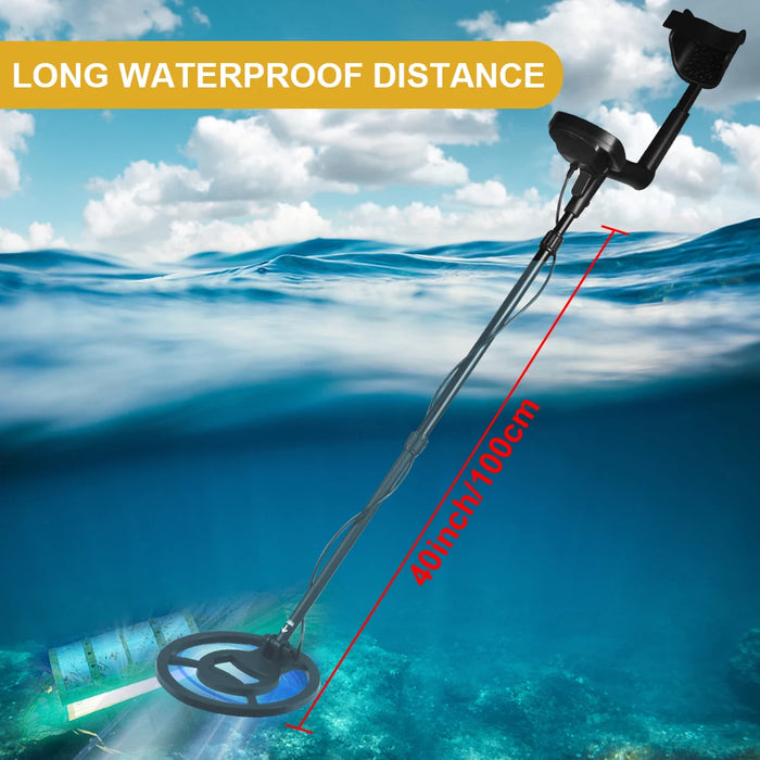 Metal Detector profondità sotterranea 2.5m ricerca Scanner rilevatore d'oro ad alta precisione cacciatore di tesori rilevamento Pinpointer MD830