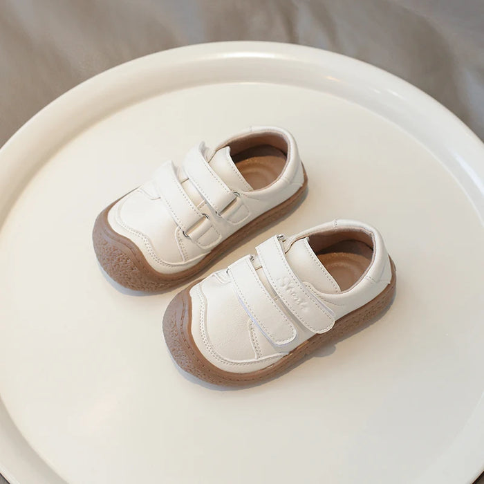 Primavera autunno neonate ragazzi scarpe Casual bambini Sneakers suola morbida antiscivolo neonato primi camminatori scarpe scarpe in pelle per bambini