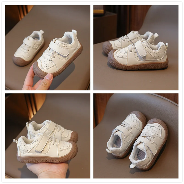 Primavera autunno neonate ragazzi scarpe Casual bambini Sneakers suola morbida antiscivolo neonato primi camminatori scarpe scarpe in pelle per bambini