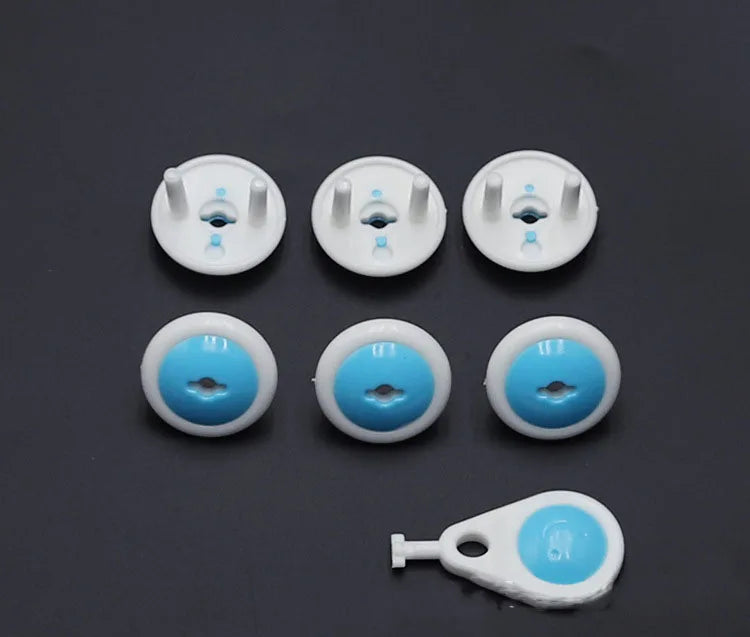 Protezione 6 pezzi Russo UE Europeo Euro sicurezza Presa elettrica per bambini Presa di corrente Copertura per blocco sicuro bifase Sicurezza per bambini