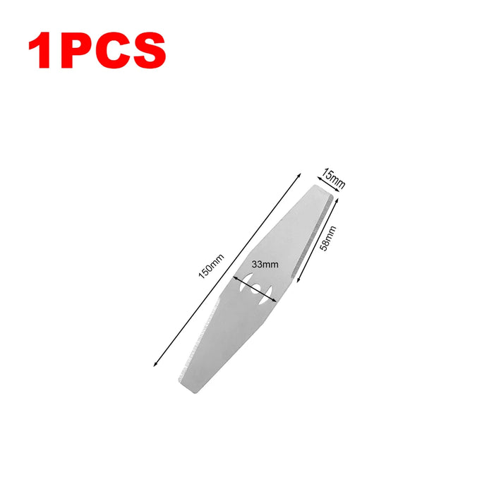 1-50PCS Sostituzione del tosaerba Lama in acciaio Metallo Erba String Trimmer Testa Palmare Rasaerba Raccordi Casa Giardino Utensili elettrici