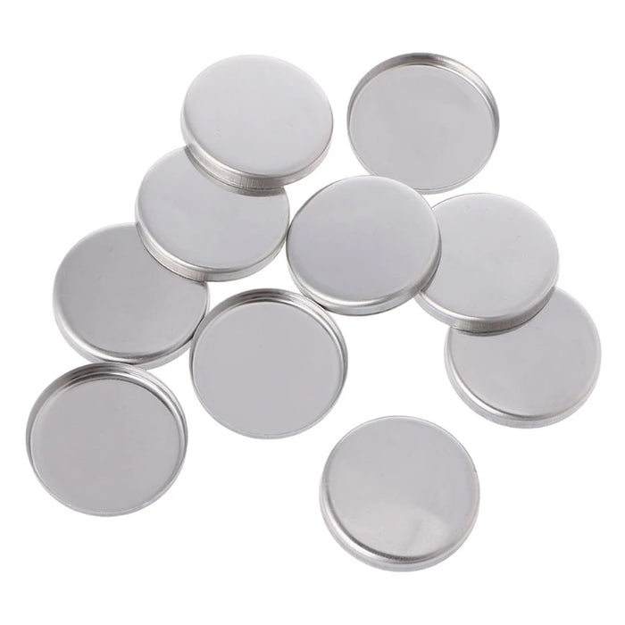 HUAMIANLI 10 Pcs Nuovo 3 Size Vuoto Magnetico Per Occhio Ombretto Ombra di Trucco In Polvere Fondazione Ricarica Tavolozze Argento