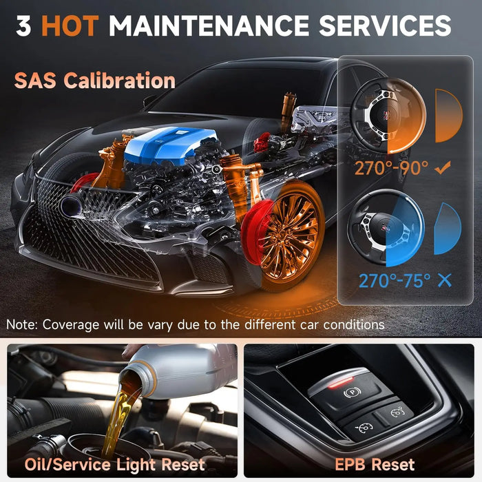 FOXWELL NT630 Plus OBD2 Scanner automobilistico Motore ABS SRS EPB OIL SAS Lettore di codici di calibrazione ODB OBD2 Strumento diagnostico per auto