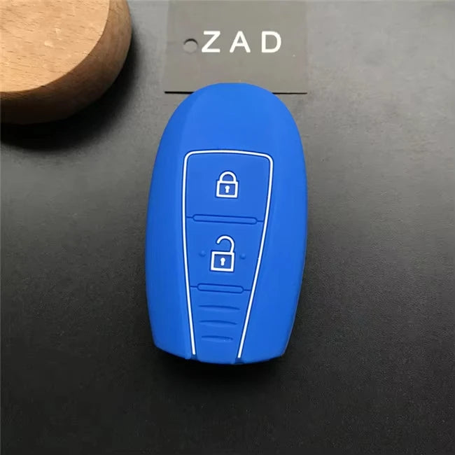 ZAD custodia protettiva per portachiavi in silicone custodia protettiva per cappuccio per SUZUKI Swift Sport SX4 SCORSS grand vitara accessori per auto remote