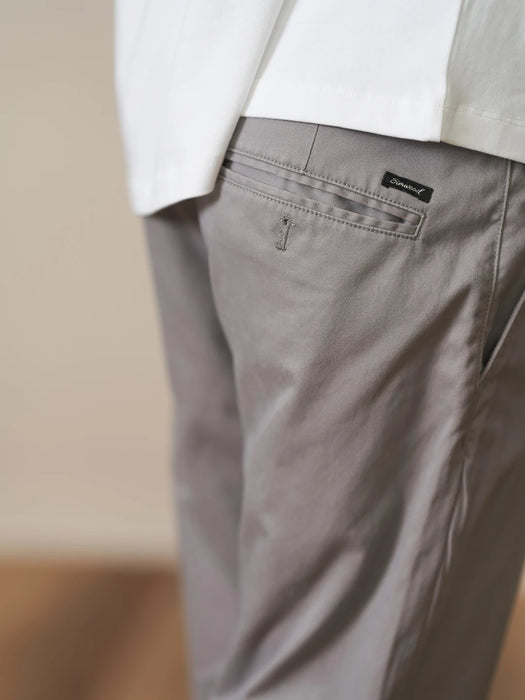SIMWOOD 2024 autunno nuovi pantaloni Casual da uomo in cotone Slim Fit Chinos moda pantaloni abbigliamento maschile di marca Plus Size Pant 482