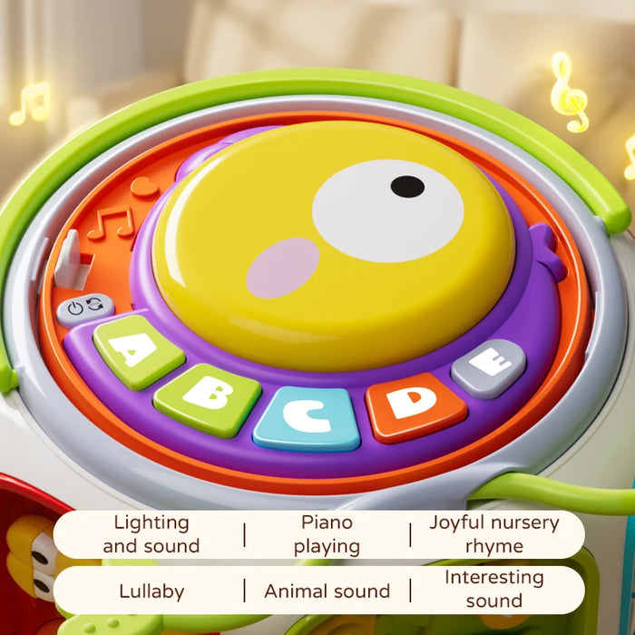 Altoparlante Mobile per musica per bambini giocattolo per cellulare con luce sonora giocattolo per lo sviluppo dell'istruzione per 12 mesi regali per bambini