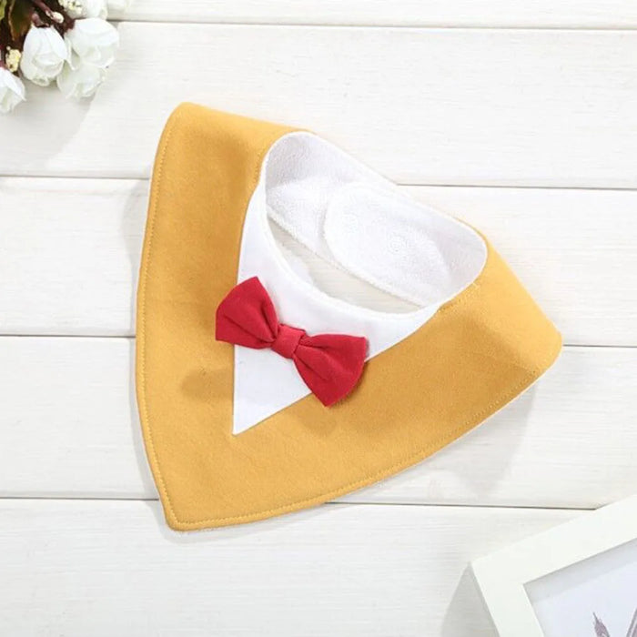 Grembiule per neonati Bavaglini per bambini Burp Boy Girls Neonato Alimentazione Impermeabile Per i più piccoli Morbido fiocco Burp Tie Roba Sciarpa di stoffa per bambini