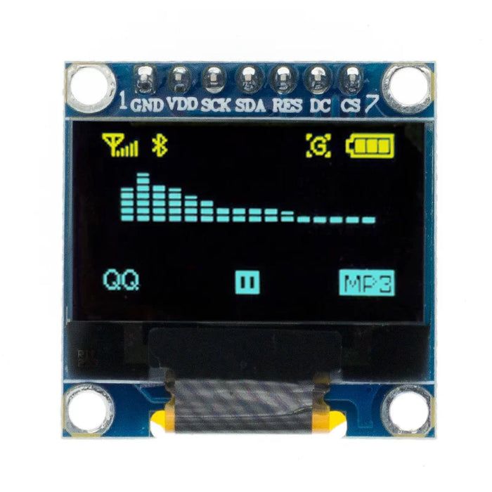 Originale 0.96 "OLED SPI/IIC I2C bianco/blu/giallo blu modulo OLED da 0.96 pollici 128X64 OLED LCD Modulo Display A LED Per ARDUINO