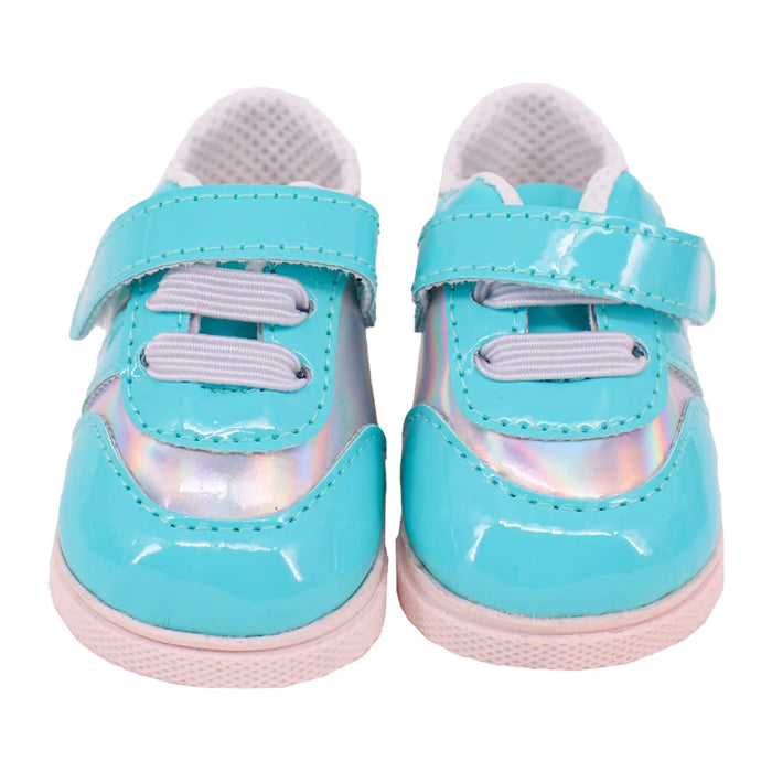 Scarpe da bambola Vestiti Stivali fatti a mano Scarpe da 7 cm per 18 pollici americani e 43 cm Accessori per bambole appena nate per la generazione di giocattoli per ragazze fai da te