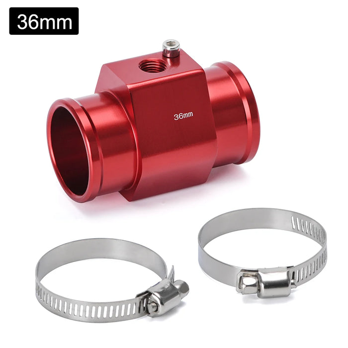 1Pc di Acqua Sensore di Temperatura Temp Tubo Comune Gauge Radiatore Tubo Adattatore Formato 28mm / 30mm / 32mm / 34mm / 36mm / 38mm / 40 millimetri