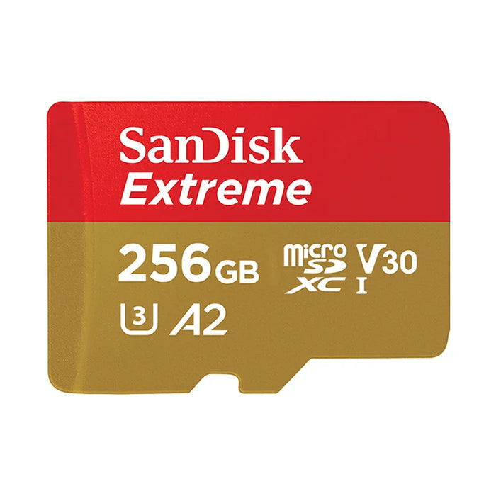 Sandisk Scheda Micro SD Originale Extreme A2 V30 U3 SDXC Flash 32GB 64GB 128GB 256GB Scheda MicroSD 190MB/s Scheda TF per Tablet Telefono
