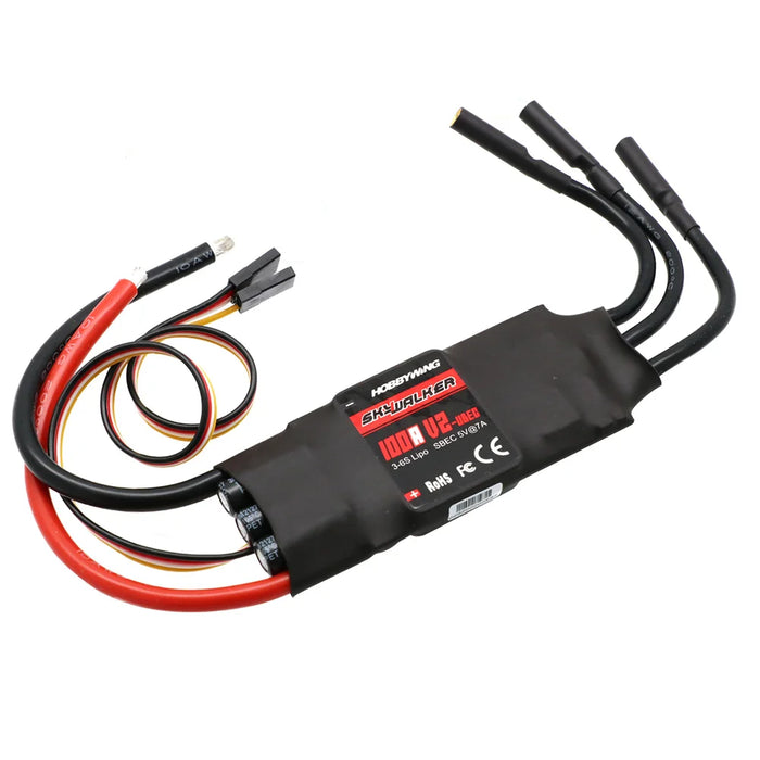 Hobbywing Skywalker 40A 50A 60A 80A 15A 20A 30A 100A 120A V2 regolatore di velocità ESC con UBEC per elicottero RC aeroplani