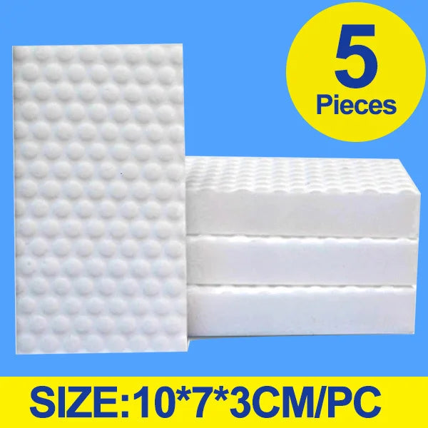 20/40/100 pz spugna compressa magica gomma detergente accessorio da cucina strumento melamina spugna lavastoviglie spazzola pulizia