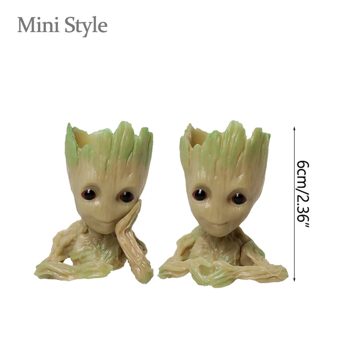 Decorazione della casa Artigianato Modello in miniatura Ufficio Desktop Display Cartoon Groot Figurine Artigianato Decor Albero Uomo Ornamento 5CM