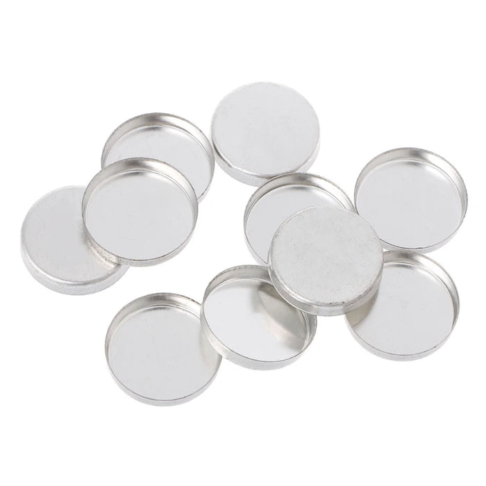 HUAMIANLI 10 Pcs Nuovo 3 Size Vuoto Magnetico Per Occhio Ombretto Ombra di Trucco In Polvere Fondazione Ricarica Tavolozze Argento