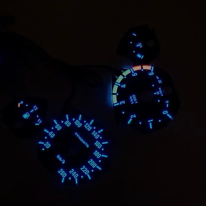 DASH 6000 RPM EL Glow Gauge per aggiornamento cruscotto al plasma diesel BMW Serie 3 E46