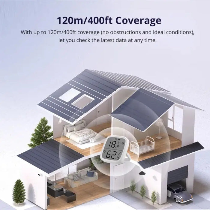 SONOFF SNZB-02D Zigbee sensore di umidità della temperatura Smart Home Automation Monitor in tempo reale Ewelink Alexa Google Home Assistant