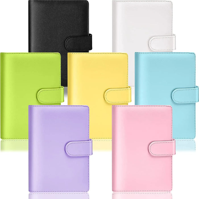 A6 Budget legers Planner 6 fori 8 buste con cerniera 2 adesivi in un portafoglio per NoteBook per risparmiare denaro Organizer sistema di cassa