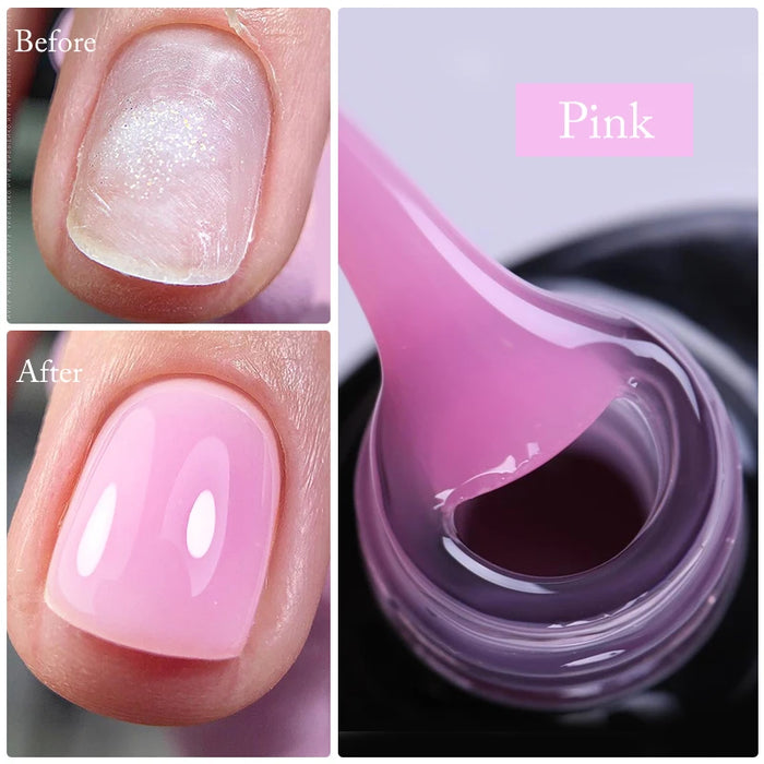 UR SUGAR 7.5ml Gel per unghie con estensione acrilica Costruzione rapida Smalto gel rosa trasparente Punte per unghie Estensione gel per unghie Nail Art Soak Off