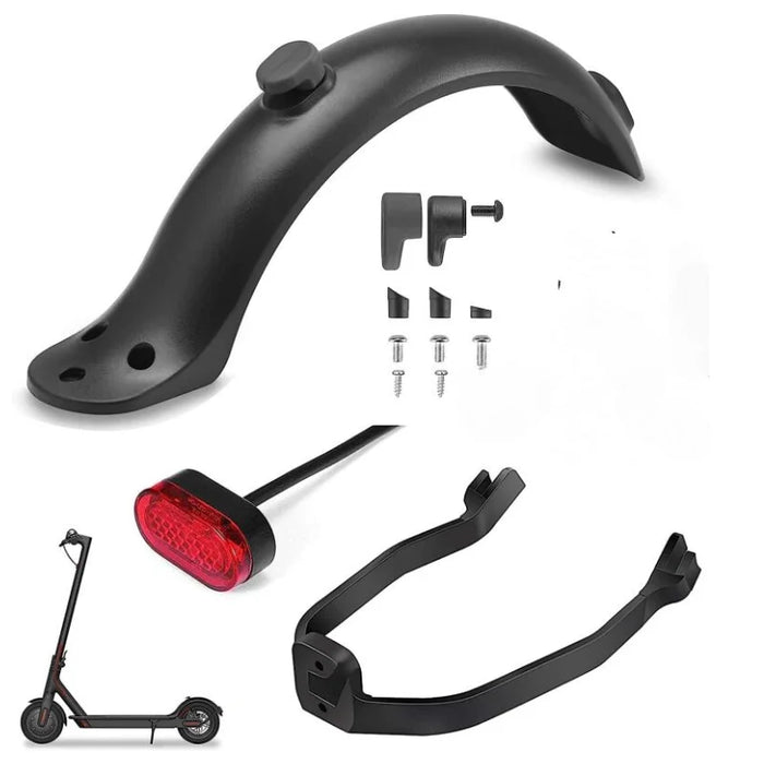 Durevole Scooter Parafango per Xiaomi Norma Mijia M365 M187 Pro 1S Scooter Elettrico Pneumatico Splash Parafango Fanale Posteriore Staffa di Protezione Posteriore Ala