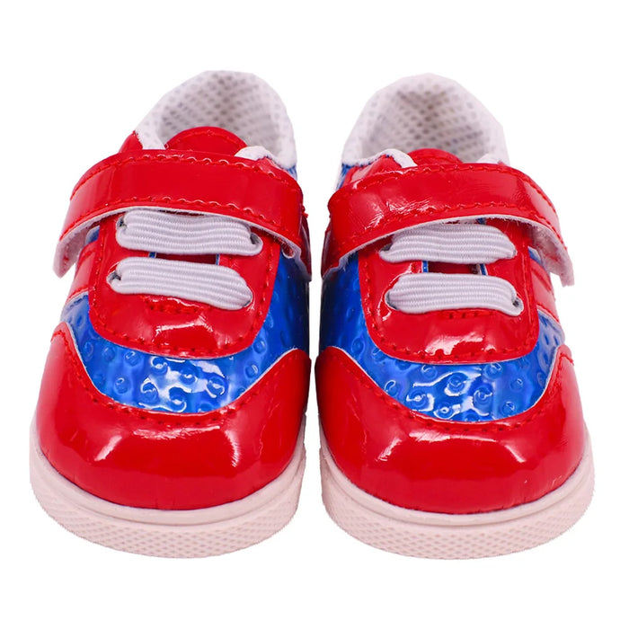 Scarpe da bambola Vestiti Stivali fatti a mano Scarpe da 7 cm per 18 pollici americani e 43 cm Accessori per bambole appena nate per la generazione di giocattoli per ragazze fai da te