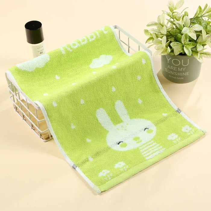 Asciugamano da bagno per bambini in morbido cotone asciugamano per il viso animale del fumetto asciugamano assorbente per bambini asciugamano assorbente per bambini 50x25cm