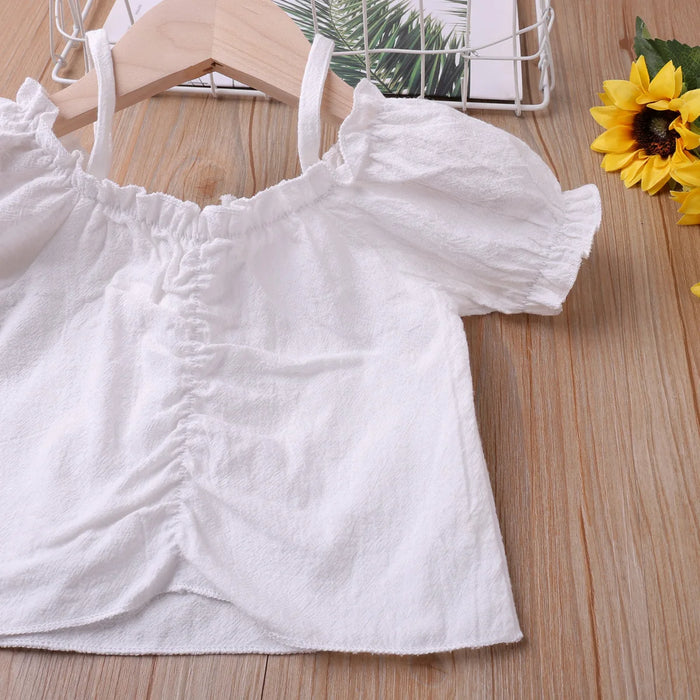 Vestiti per ragazze estate Toddler Girls Clothes 2 pezzi abiti abbigliamento per bambini per ragazze tuta per ragazze abbigliamento per bambini