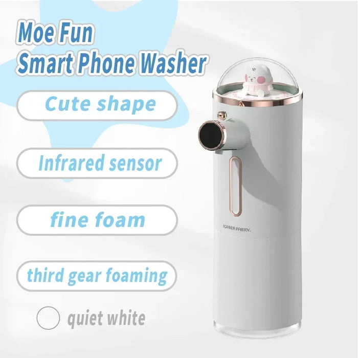 Dispenser automatico di schiuma di sapone Dispenser di sensori a infrarossi senza contatto bagno intelligente lavatrice a mano strumento di lavaggio a mano in schiuma