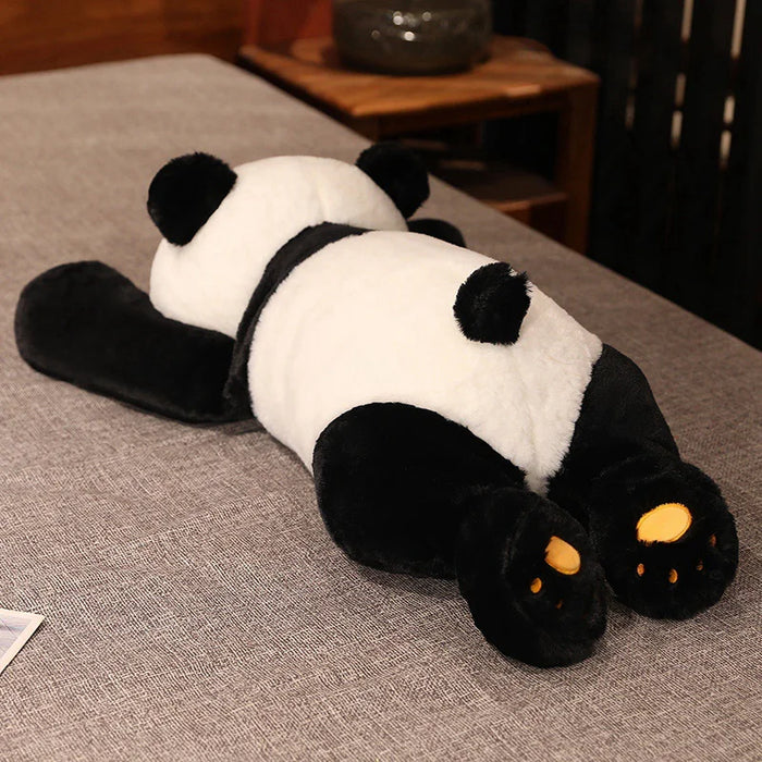 60 cm-120 cm Panda gigante giocattoli di peluche morbido cuscino per dormire cartone animato animale orso farcito bambola classica per bambini compleanno regali di Natale