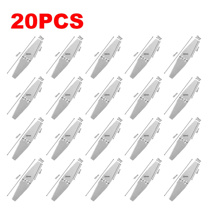 1-50PCS Sostituzione del tosaerba Lama in acciaio Metallo Erba String Trimmer Testa Palmare Rasaerba Raccordi Casa Giardino Utensili elettrici