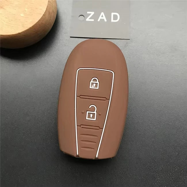 ZAD custodia protettiva per portachiavi in silicone custodia protettiva per cappuccio per SUZUKI Swift Sport SX4 SCORSS grand vitara accessori per auto remote