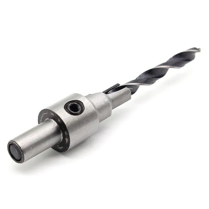 2pc Svasatura Foratura 3 Passi Pilot Drill Bits Set Alesatore Vite di Legno Finestra Cerniera Foro Seghe Smusso 4 6 5 7 millimetri passi 8 millimetri Shank