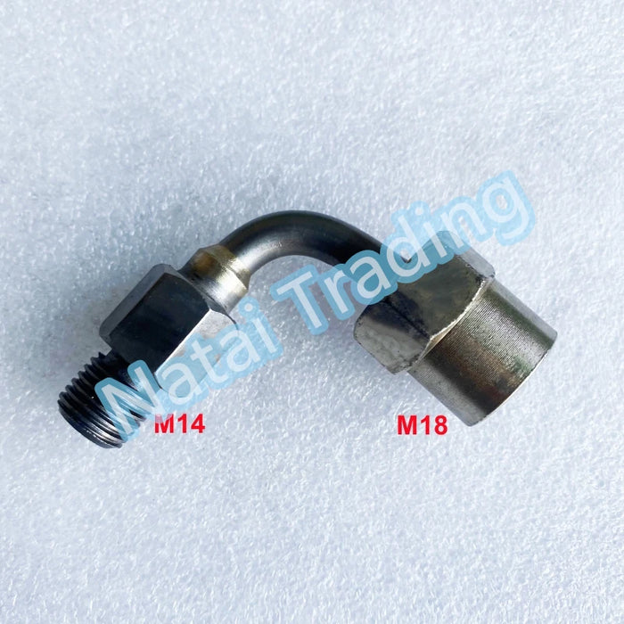 Parte del connettore del tubo del banco di prova Common Rail diesel Pompa dell'iniettore di carburante Collegare il giunto al tubo del carburante Common Rail