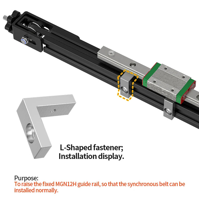 Parti della stampante 3D Ender3 /Cr10 X/Y Axis Upgrade Kit guide lineari raccordi fissi tipo L