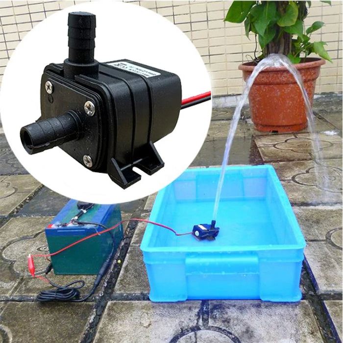 4.8W 5.8W 240L/H pompa per acquario silenziosa DC 12V 24V pompa per acqua sommergibile a circolazione di piscina con motore Brushless solare