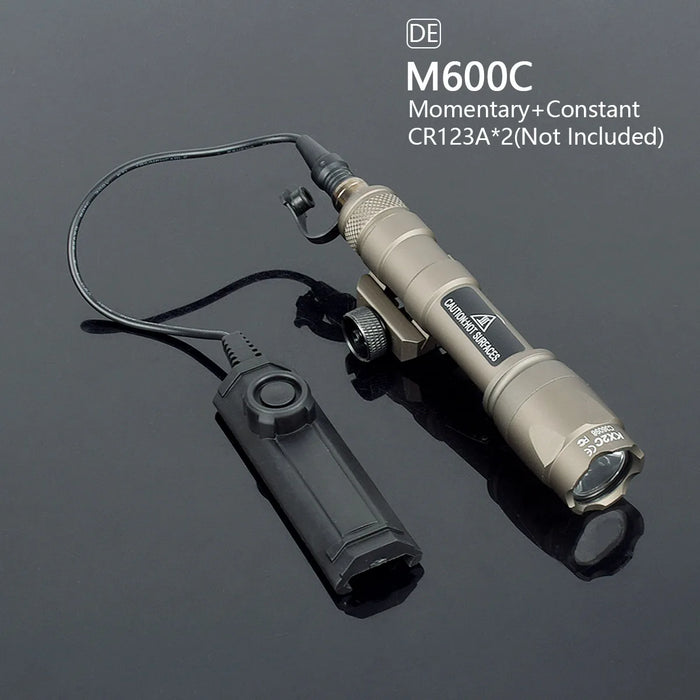 Tattico Surefire M600 M600B M600C Arma Luce Lanterna Fucile Torcia Elettrica Pistola Scout Luce Torcia Caccia Pictinny Rail