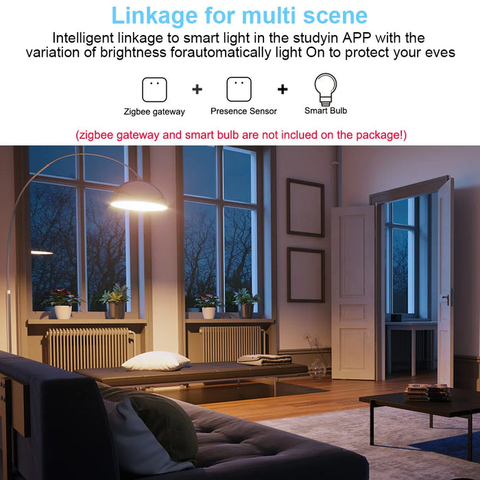 Sensore di presenza umana intelligente WiFi/Zigbee, rilevamento di luminanza/distanza, automazione domestica Tuya Smart Life, per Z2M Alexa, Google