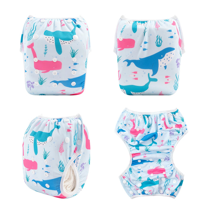U PICK 1pc ALVABABY Pannolino da nuoto riutilizzabile Pannolino da nuoto riutilizzabile per bambini Pannolino da nuoto